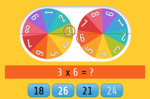 Multiplication Roulette - best boys game ever!